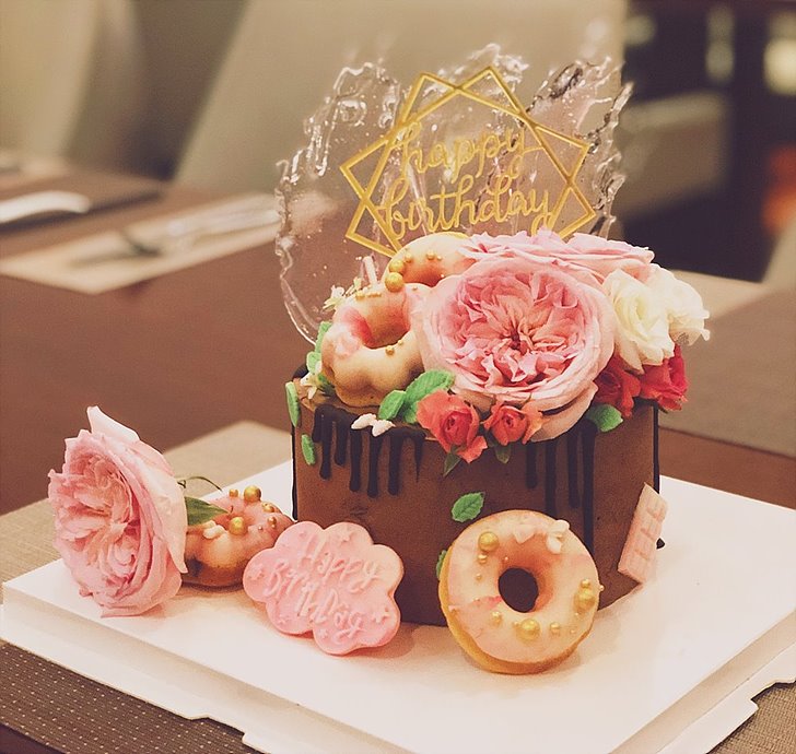 꽃과 케이크